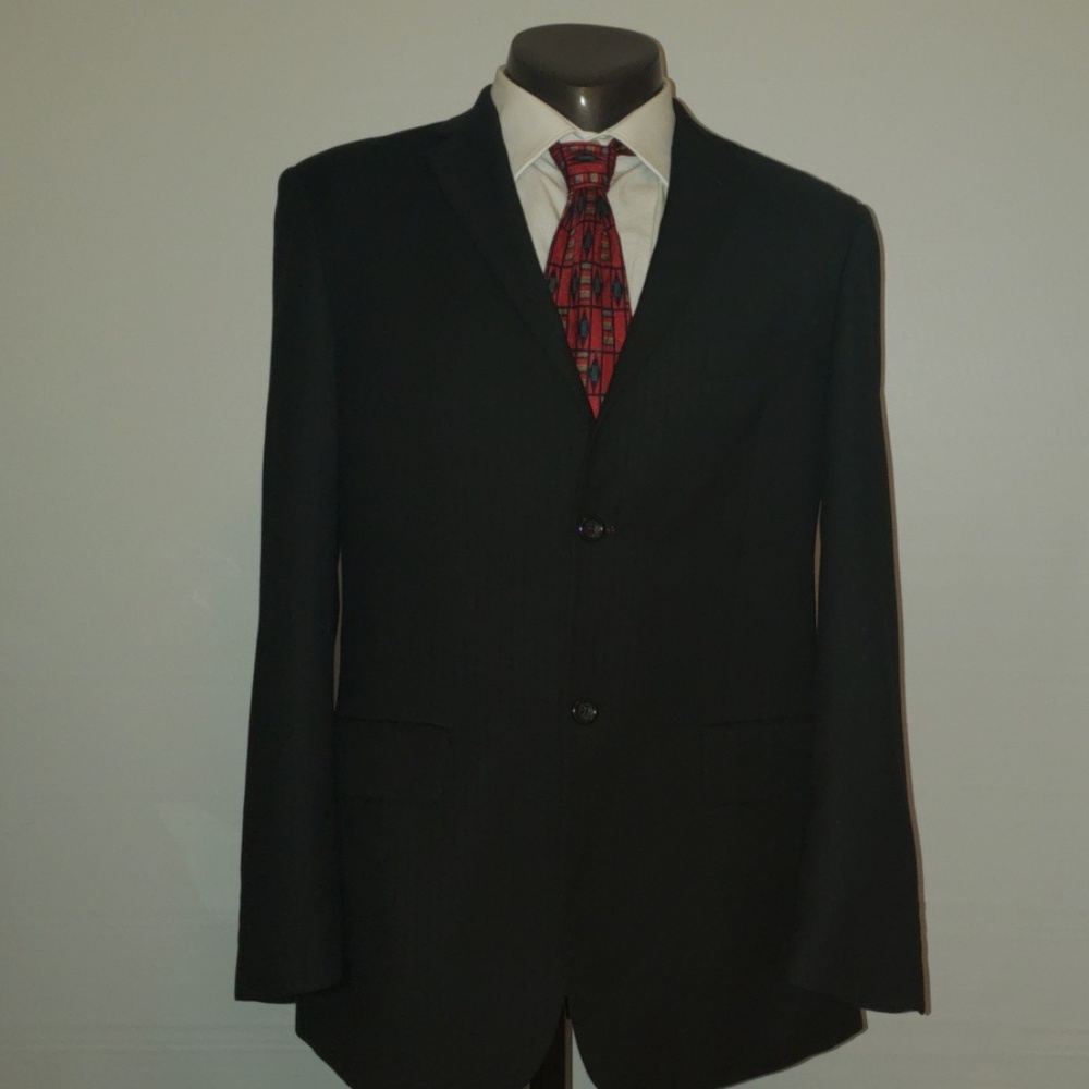 Dolce Vita 38R Black Suit Jacket Coat Blazer